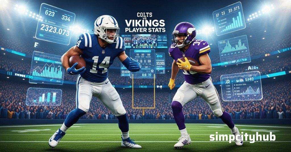 Colts vs Minnesota Vikings Match Player Stats
