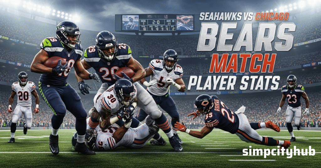 Seahawks vs Chicago Bears Match Player Stats